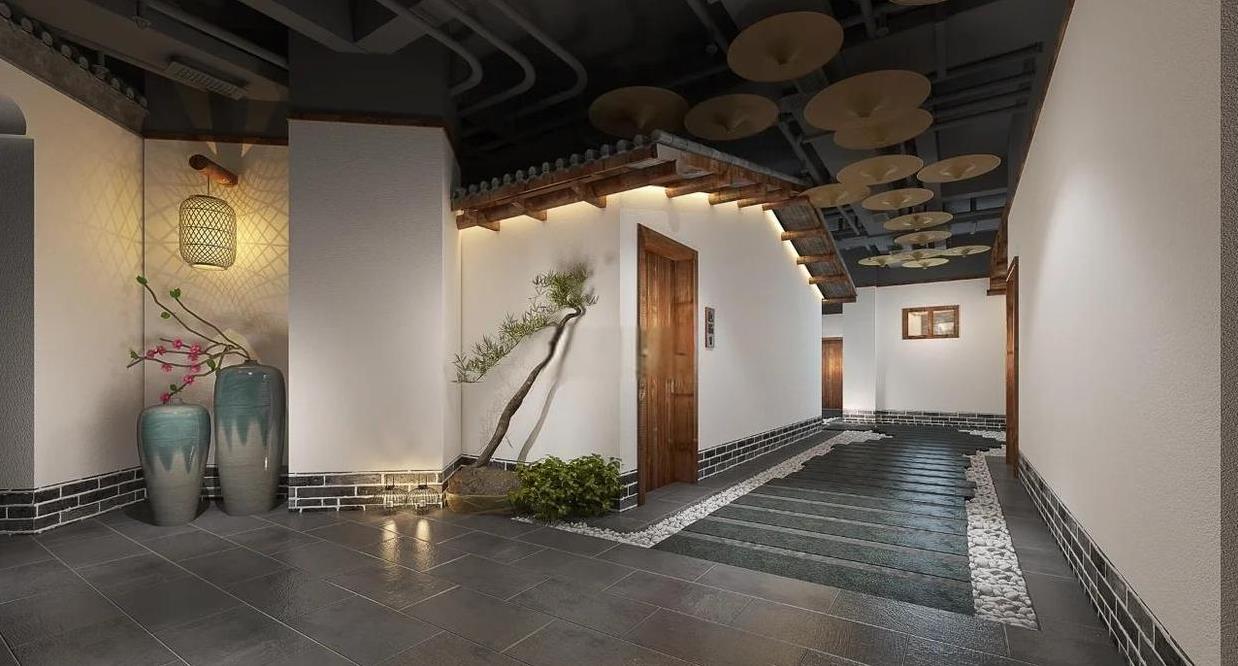 廣州餐飲店復(fù)古裝修效果圖