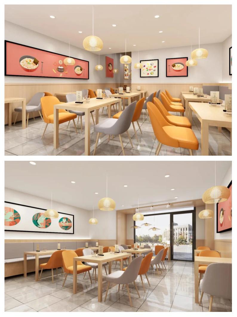 現(xiàn)代簡約餐飲店裝修設(shè)計(jì)