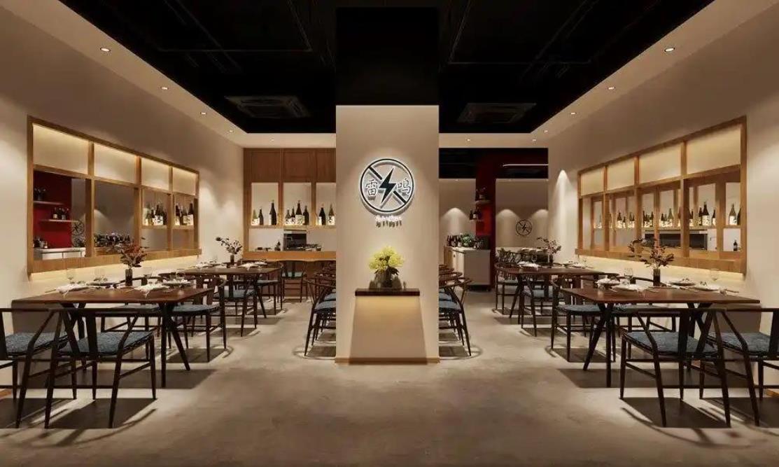 合肥400平日料餐飲店裝修設(shè)計(jì)效果圖