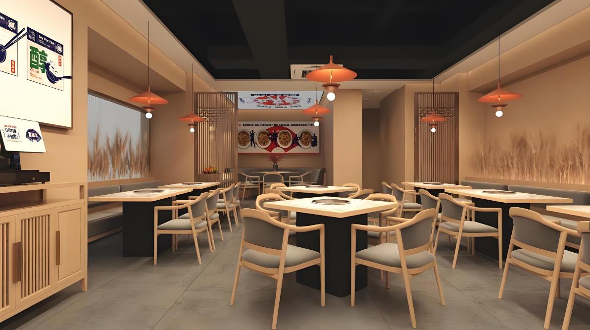 酸菜魚小型餐飲店裝修設(shè)計效果圖 酸菜魚小型餐飲店裝修設(shè)計效果圖