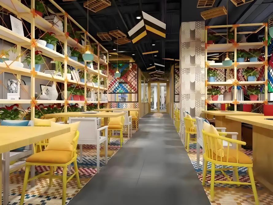 合肥網(wǎng)紅餐飲店裝修設(shè)計效果圖案例