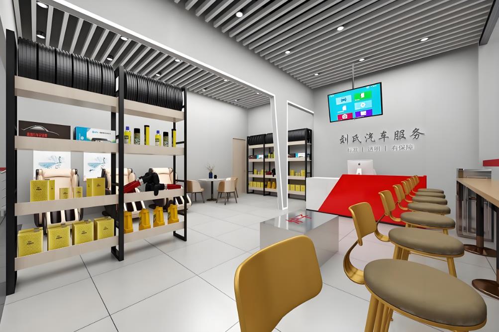 汽車維修店裝修效果圖