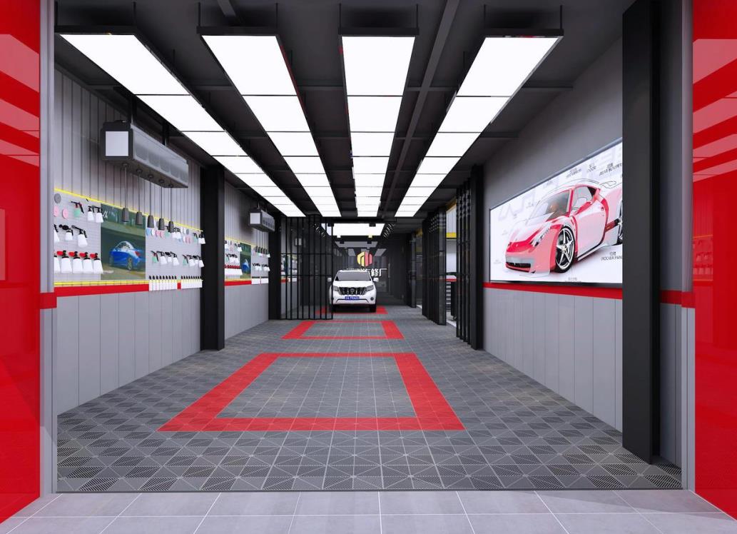 博利汽車修理廠設(shè)計效果圖