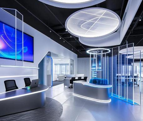 科技感辦公展廳裝修全攻略及報價明細