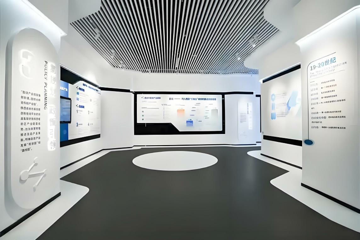 氫能源產(chǎn)業(yè)展廳裝修效果圖